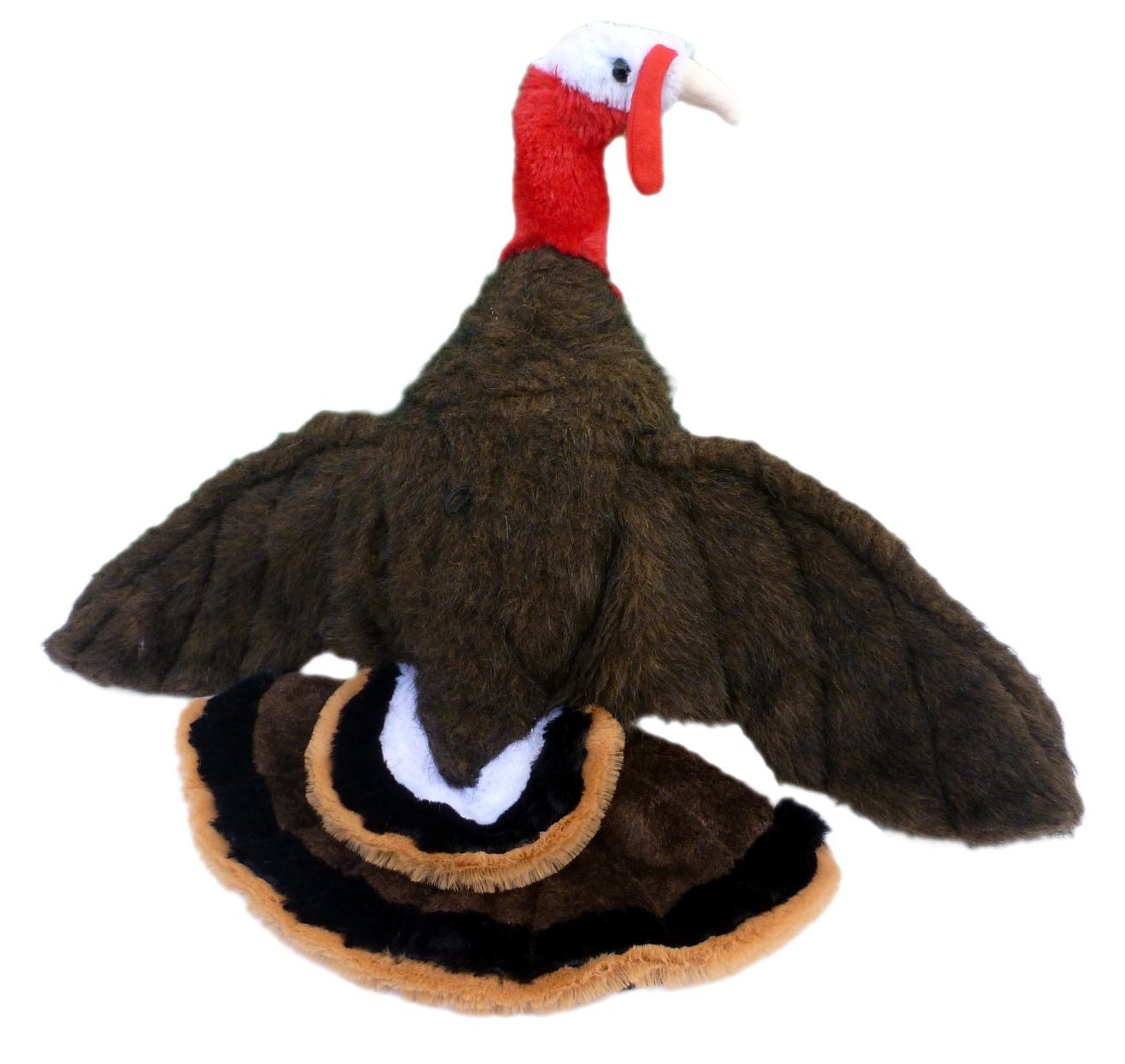 Adore Plush Company 22" Tom The Turkey Plush Wall Toy - Red Plastic Stuffed Animal Wall Mount