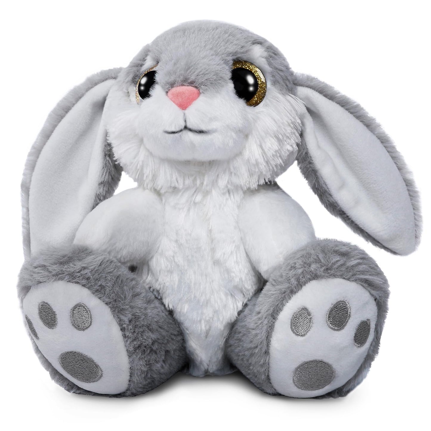 HO-EF Easter Bunny Stuffed Animal, 8.5'' Bunny Plush with Floppy Ears, Machine Washable& Softness, Cute Bunny Rabbit Plush Toys