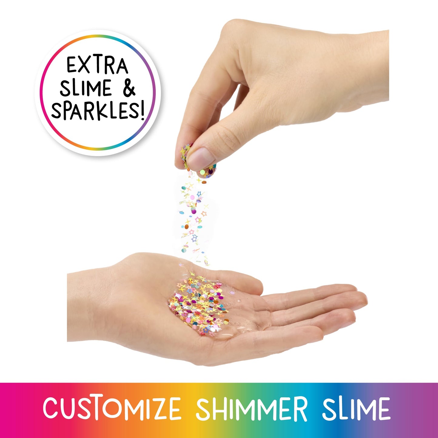 Rainbow High Rainbow Shimmers With Slime - Iris, 11 Fashion Doll, Create A Rainbow Doll, Slime Kit, Kids Gift 4+