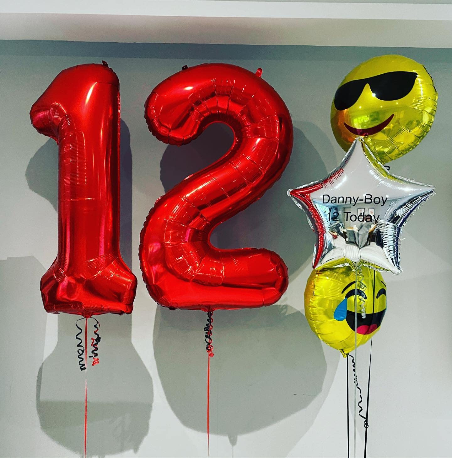 LHOAVWE 40 Inch Red Foil Mylar Number 21 Balloons - Jumbo Aluminum Birthday Party Decorations