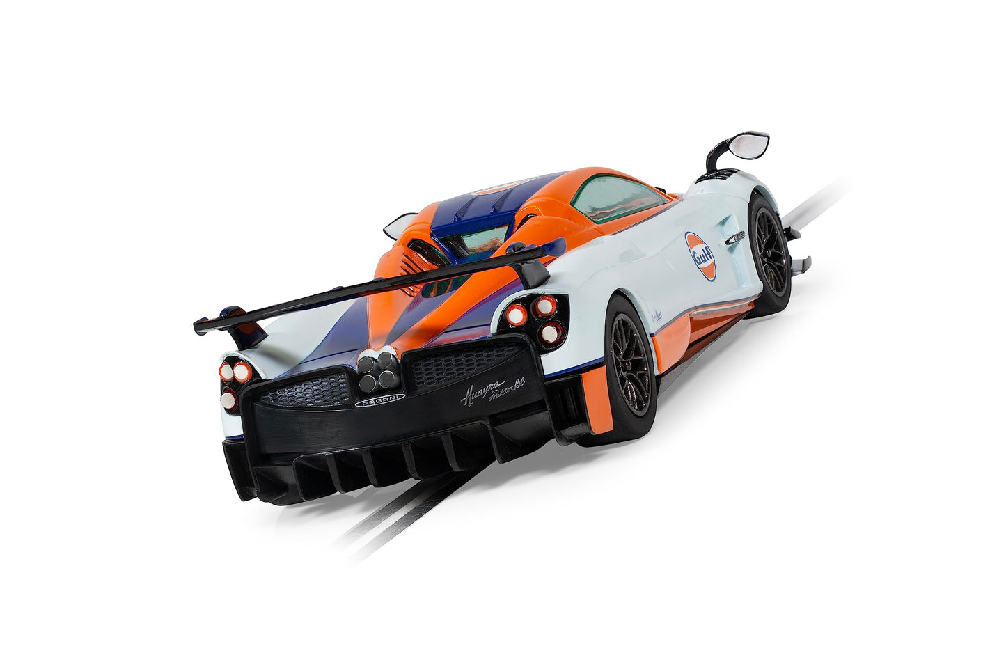 Scalextric Pagani Huayra Bc Roadster Gulf Edition 1:32 Slot Race Car C4335