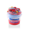 Big Bucket Premade Tri-Colored Red White And Blue Butter Slime, Non Sticky, Super Soft Sludge Toy, Birthday Gifts And Party Favo