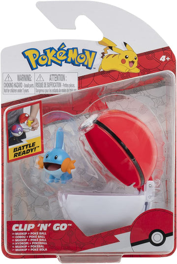 Pokemon Clip'N'Go Poké Balls - Gobou & Pokéball Unisex Articulated Figure Multi-Coloured Plastic