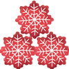 Hadckja Red Snow Balloons Christmas Balloons Snow Foil Balloons For Christmas-Themed Party Birthday Party Supplies Decorations P