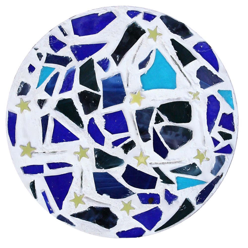Diamond Tech Create N Learn Mosaic Stepping Stone Kit, Starry Night