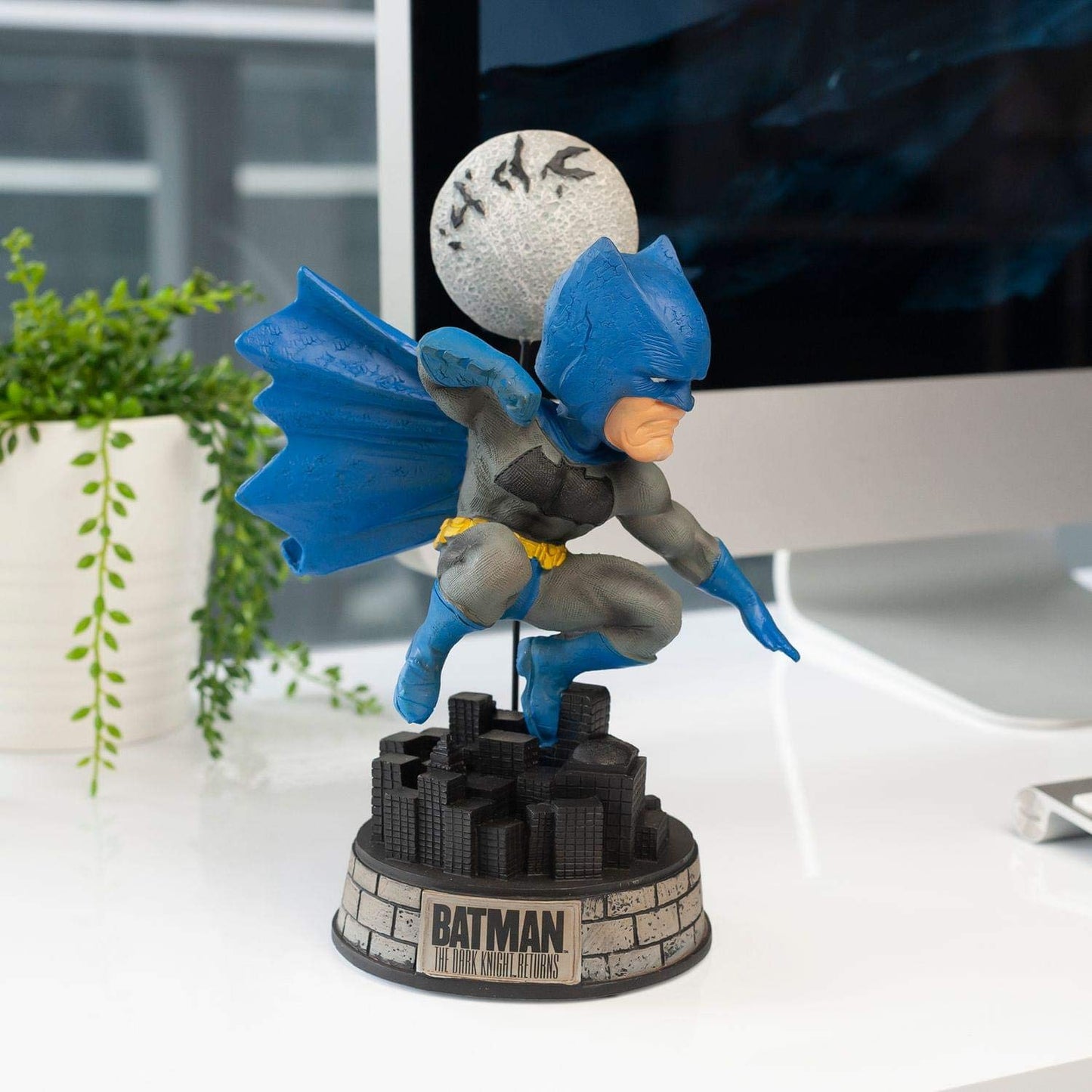 limited availability Batman Bobblehead | Features Batman in A Superhero Pose | 8-Inch Resin Design