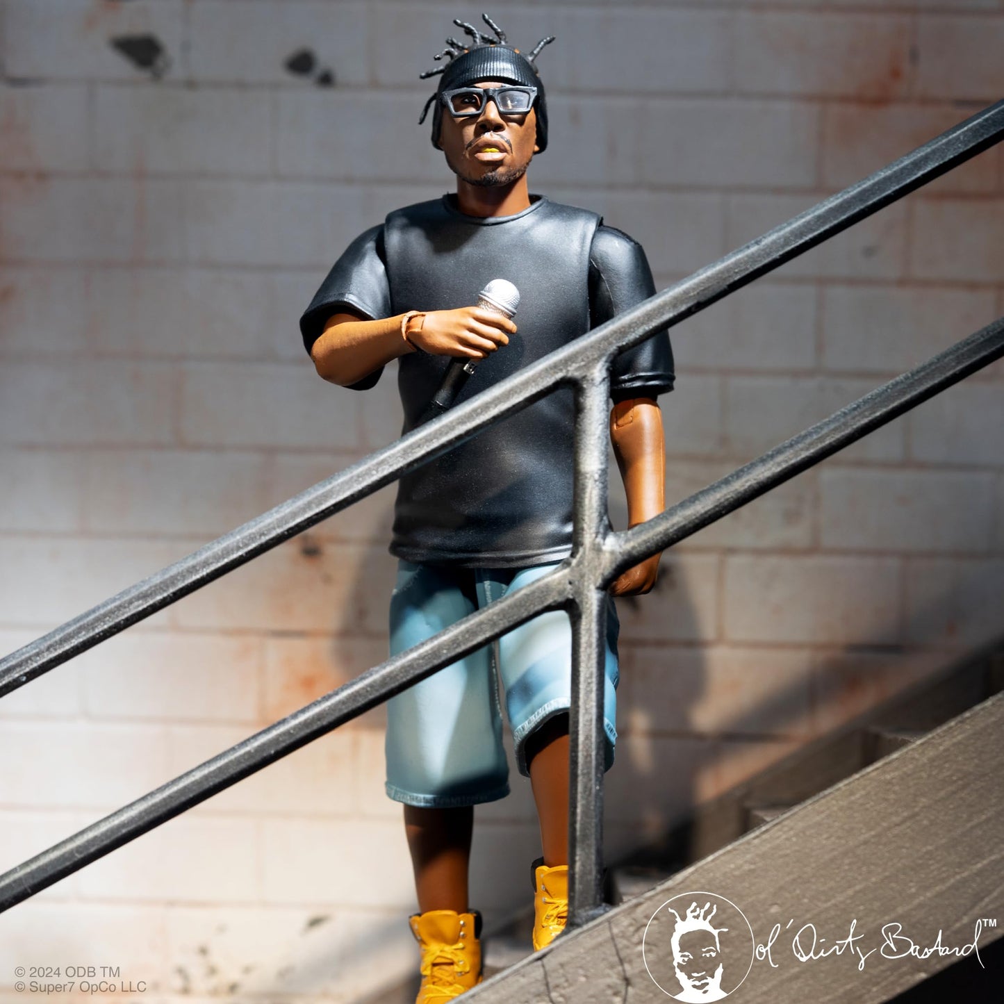 Super7 Odb Deluxe (Return To The 36 Chambers) - 7' Odb Action Figure With Accessories Hip Hop Collectibles And Retro Toys
