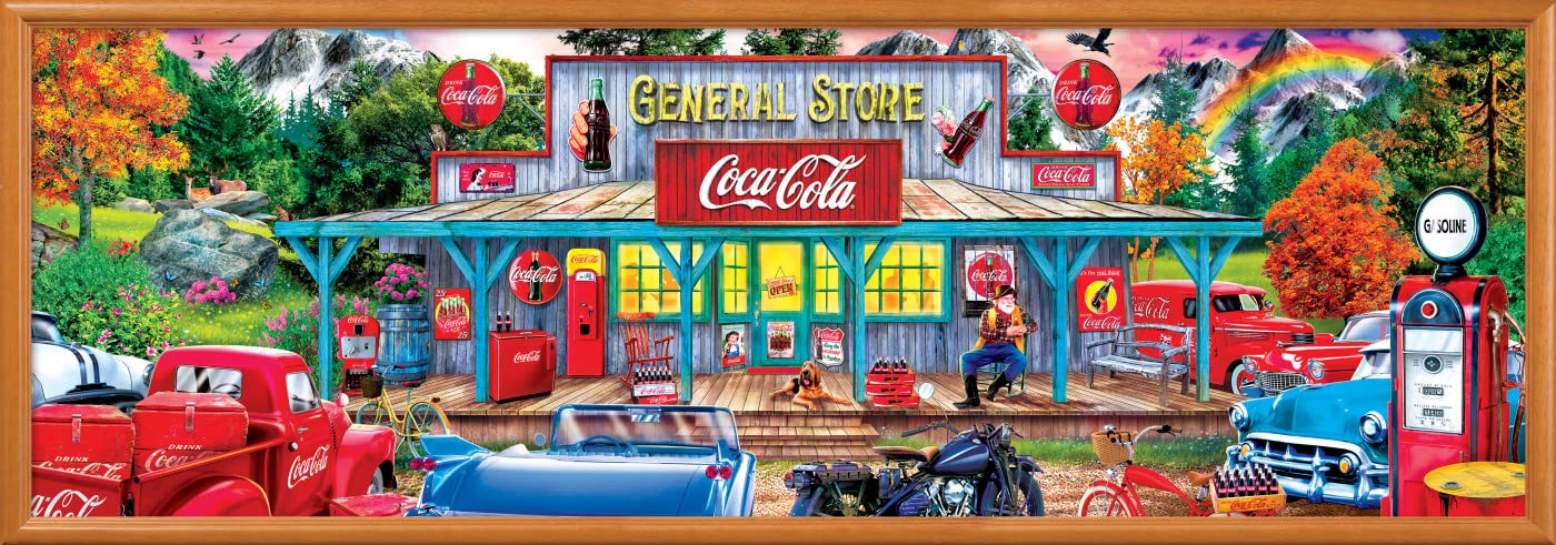 Masterpieces 1000 Piece Jigsaw Puzzle For Adults And Families - Coca-Cola Stop N Sip - 13'X39'