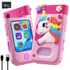 Wembley My First Smart Phone| Mini Toy Mobile For Kids Age 3+| Adorable, Educational & Fun | With Rotating Camera & Strong Batte