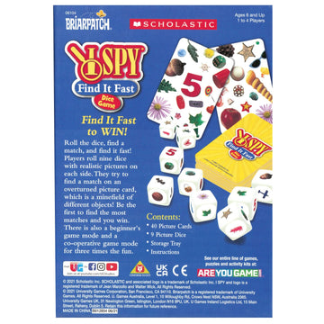 Briarpatch I Spy Find It Fast Game - An Immersive I Spy Adventure For Ages 6+ | Fast-Paced Dice Action, Brain Teasers, Hand-Eye