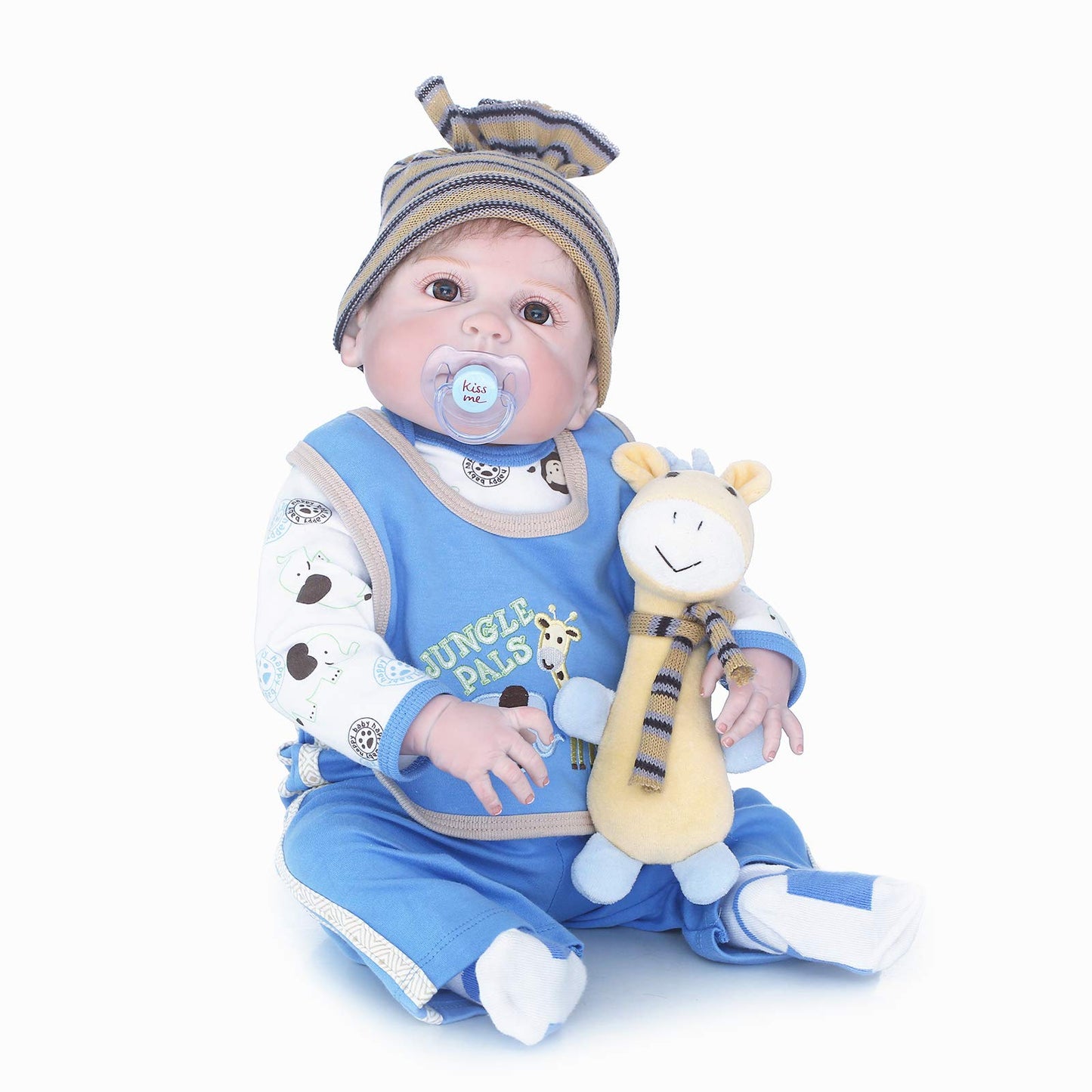 Reborn Dolls Clothes Baby Boy Clothing Outfit For 20'- 22' Reborn Newborn Dolls 0-3 Month Boy Doll Clothes
