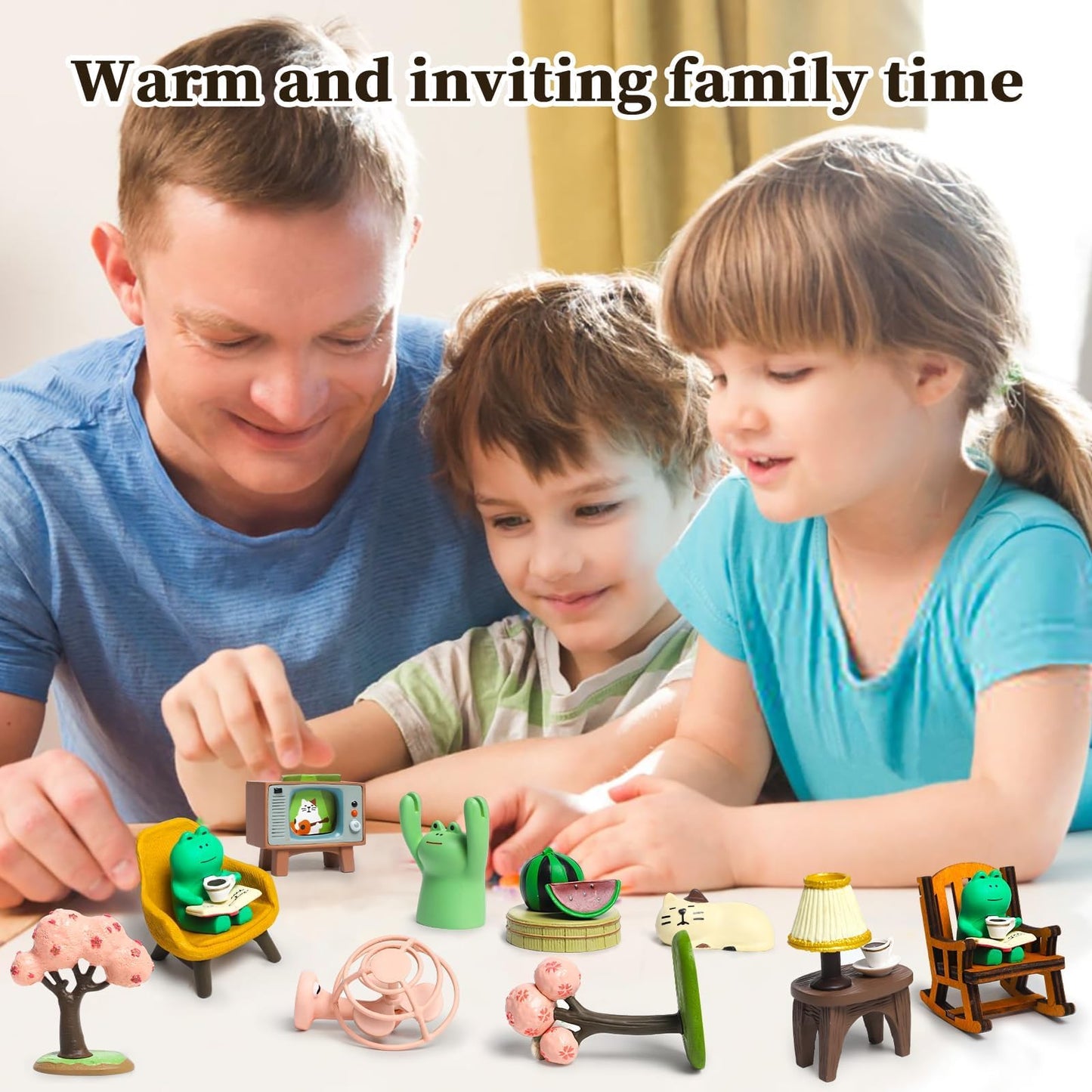 14Pcs Miniature Frog Figurines Cute Desk Accessories Mini Frog Gift Office Desk Decor Tiny Frogs Statue Trinkets Gift For Booksh