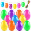 Rosaui 3.5 Fillable Easter Eggs, 36Pcs Empty Plastic Eggs - 6 Bright Colors - Holiday Candy & Surprises Gift Box - Easter Bas