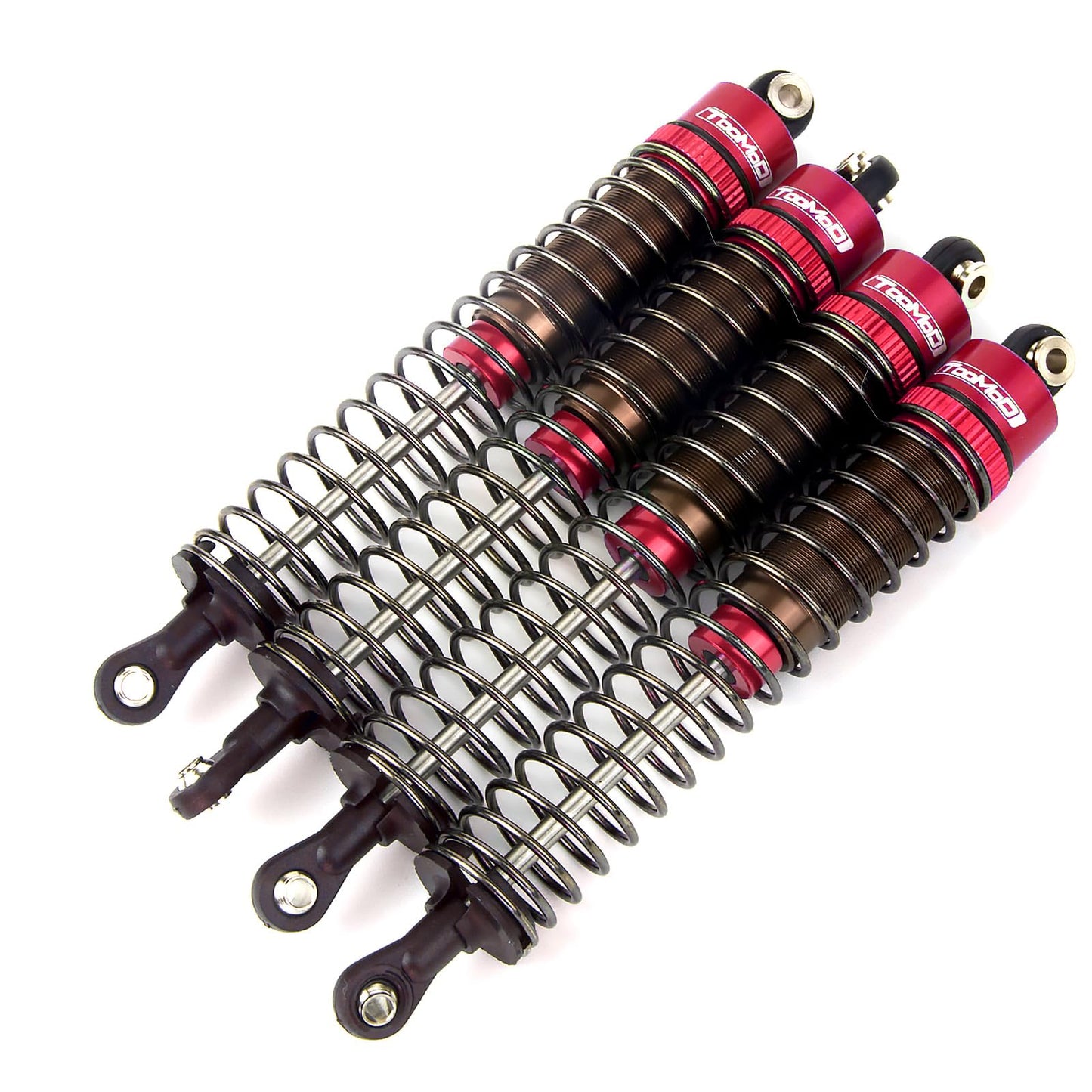 TOOMOD 1/10 100mm RC Oil filled Shock Absorbers kit for Tamiya Bullhead SuperClod Buster TRX4 Axial SCX10 D90 Crawler Buggy Car