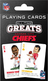 MasterPieces Kansas City Chiefs Playing Cards - Officially Licensed Deck for Adults & Kids, Team Color, Model KCC3300