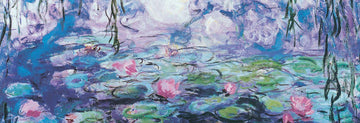 EuroGraphics Waterlilies Puzzle, 1000 Pieces, Cardboard, Various Colors, Model 6010-4366