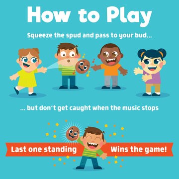 Chuckle & Roar Potato Toss Family Game