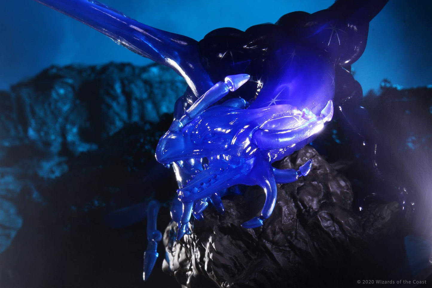 D&D Icons of The Realms: Sapphire Dragon enhanced Figure | WizKids