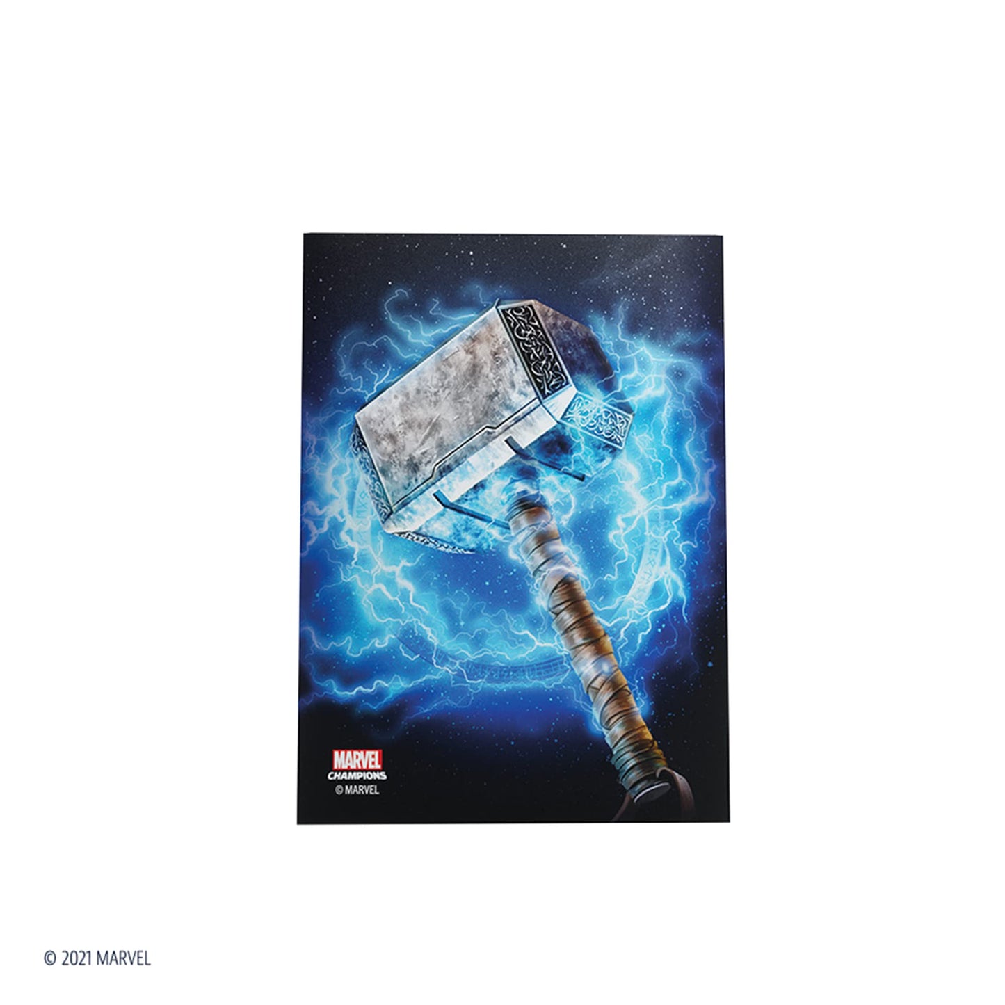 Gamegenic Marvel Champions The Card Game Official Captain America Art Sleeves | Pack Of 50 Art Sleeves And 1 Clear Sleeve | Card