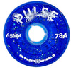 Atom Skates Quad Roller Wheels/Outdoor/Hardness 78A / 65X37 Glitter Pulse Glitter / 4 Wheels / 1 Pack