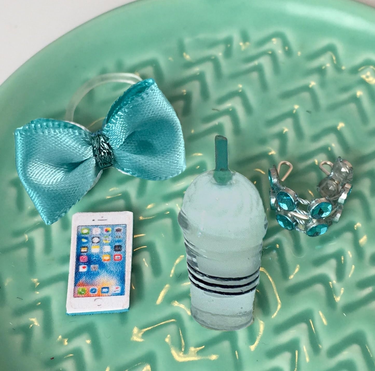 Pet Shop Accessories Lps 4 Pc Lot Bow Necklace Phone Coffee Clothes Cat Not Included