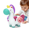 iPlay, iLearn Baby Unicorn Activity Cube, Pink Montessori Toy for 1-3 Years, Infant Sensory Development, Travel-Friendly
