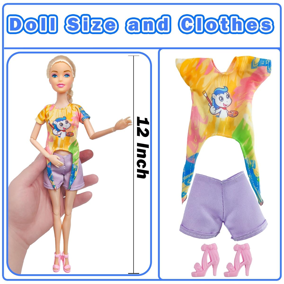 Chioldilly Interactive Family Toy Fun Action Figures Set, Imaginative Educational Family Doll Play, For Kids 3+(Editions F)