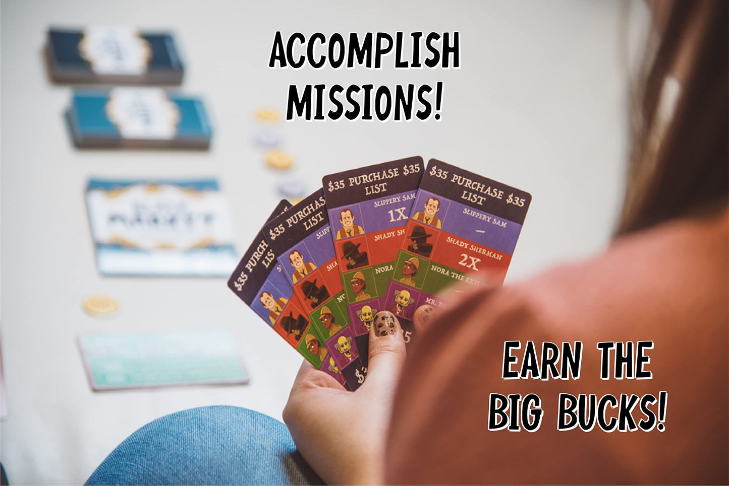 Black Market Auction House - A Game of Bidding Bluffing & Bargaining mature-themed Games for Game Night and Strategy Games for mature-themeds and Family Night Board Games for Teens