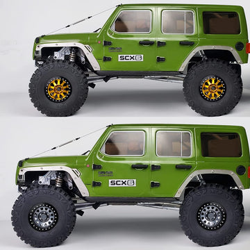 RCLIONS 4PCS 2.9inch Tires RC Wheels Tyre with Foam Insert for Axail SCX6 AXI05000 1/6th RC Crawler Car