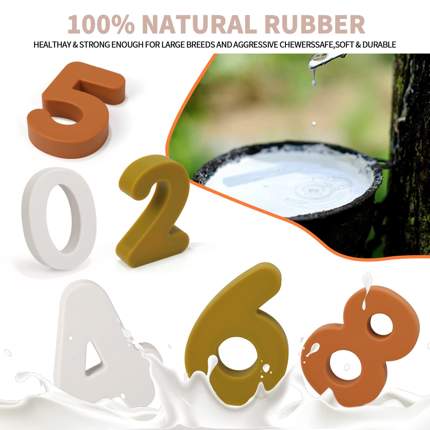 Toyhdayo Toddlers Number Silicone Puzzle Montessori Learning Number Toy Board For Baby & Toddler Puzzles Toys Toddler Gifts