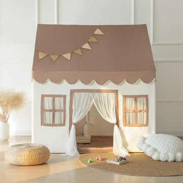 Play Tent With Mat, Kids Tent Playhouse For Kids Indoor Playhouse Large For Girls Tent Baby Tent Kids Play Tent Bed Tent For Tod