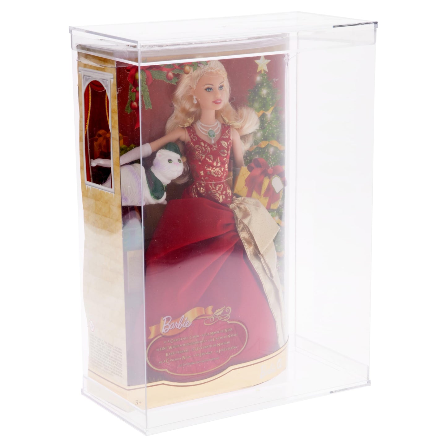 Dollsafe Deluxe Clear Folding Display Case With Acrylic Top And Base For 11-12 Inch Dolls Or Action Figures, 9.5'' W X 5'' D X 1