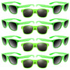 Astaron 12 Pack Party Novelty Sunglasses Bulk Neon Party Favors For Beach Wedding Party Pool Party Supplies, Green
