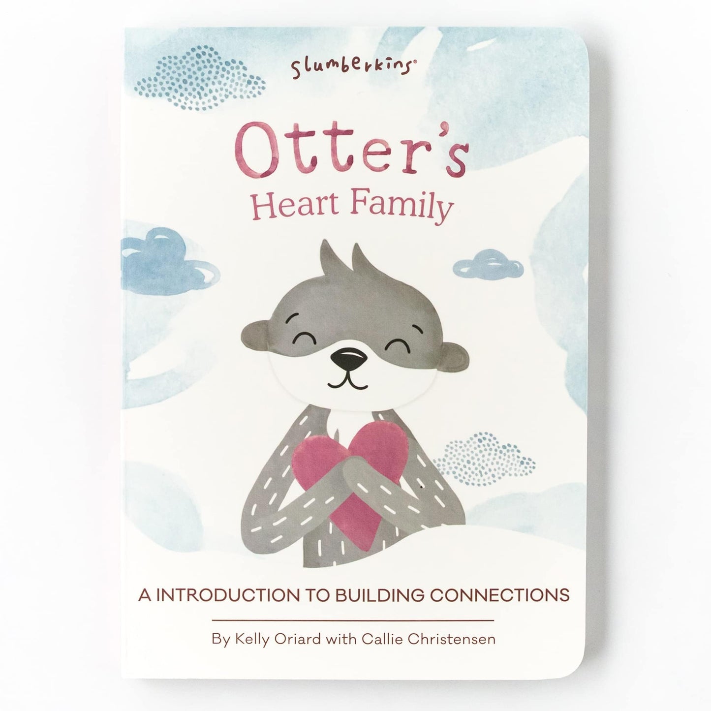 Slumberkins 14' Otter Kin & 2 Board Books Complete Set Bundle | Promotes Family Bonding, Building Connections & Acceptance | Social Emotional Learning, Ages 0+ (Otter Kin Plush + 2 Board Books)