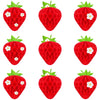 9 Pcs Strawberry Party Decorations Strawberry Honeycomb Balls Birthday Favors Berry Table Centerpieces Tissue Paper Honeycomb Tabletop Hanging Decor Party Supplies