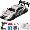 Sakeye 1/16 RC Drift Car, Remote Control Drift Car for Adults, 4WD 2.4GHz RC Cars High Speed Racing Car Toys Silver with Lights