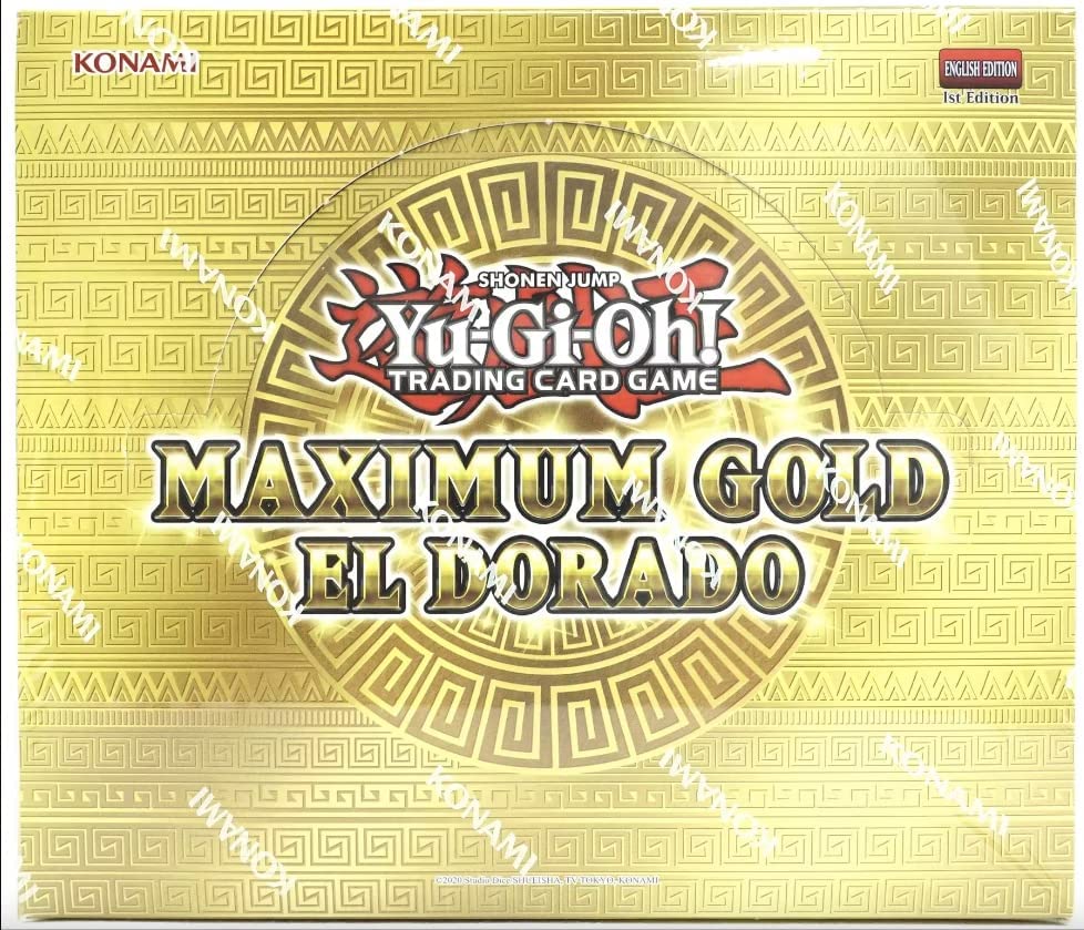 Konami Yu-Gi-Oh! TCG Maximum Gold - El Dorado Cardboard Cards, Black/Gold, Model B097S9X642