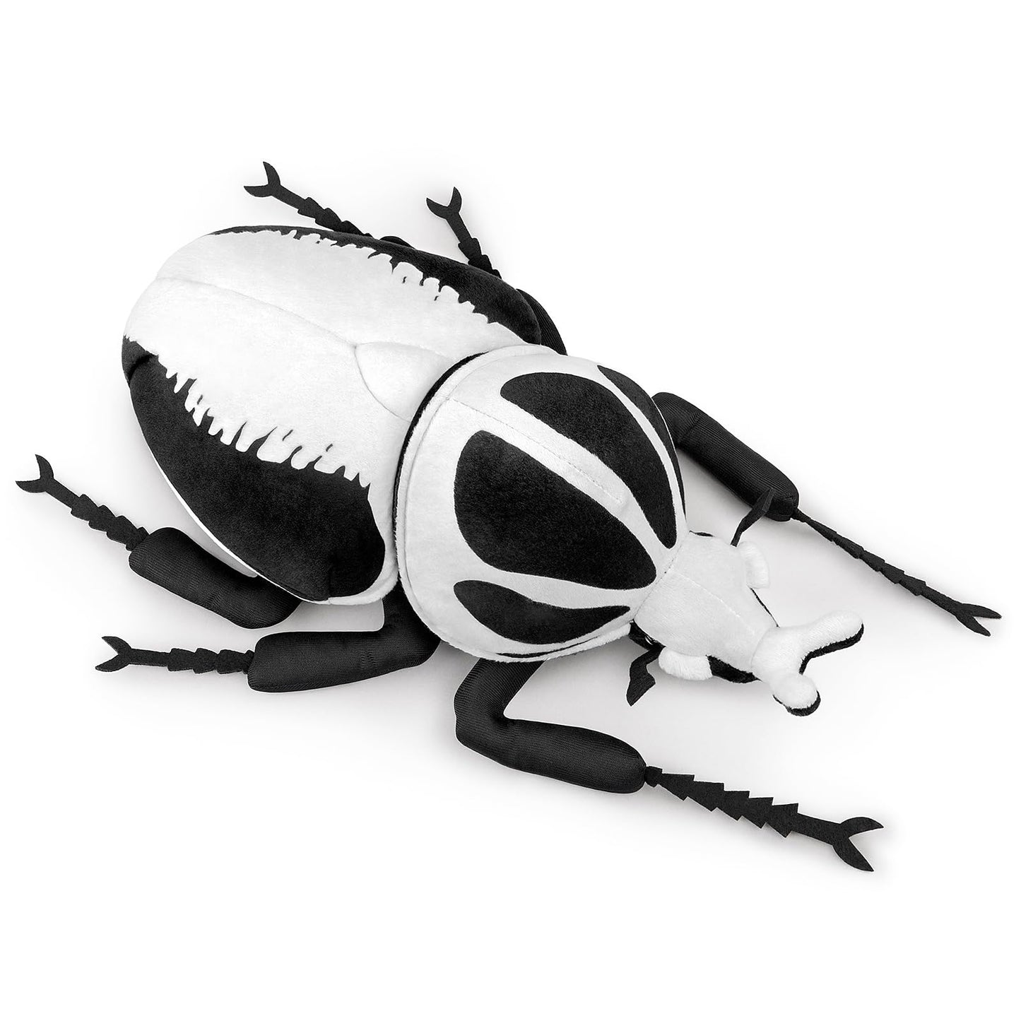 Zhongxin Made Realistic Goliathus Regius Plush Toy - 10'' Goliathus Regius Beetle Stuffed Animal, Soft Crustaceans Animals Model