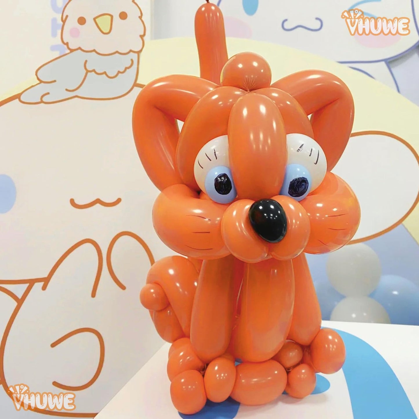 260 Balloons Orange, Thickened 100 Pack Long Balloons Twisting Skinny Magic Balloons For Balloon Arch Animals Clown Kids Birthda