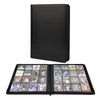 enhanced 1000+ Pockets Trading Card Binder 16-Pocket Ringless Side-Loading Album for TCG MTG Lorcana Sports & Standard-Size Cards (Black1)