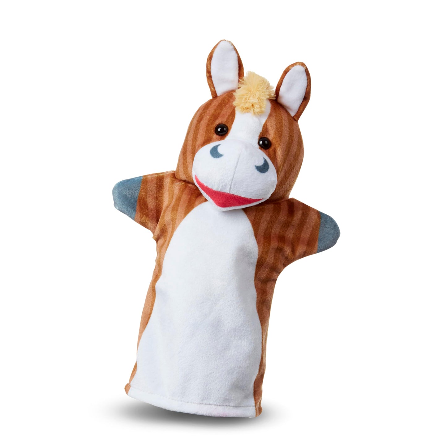 Melissa & Doug Barn Buddies Hand Puppets, Set Of 6 (Cow, Sheep, Horse, Duck, Chicken, Pig) , Multicolor