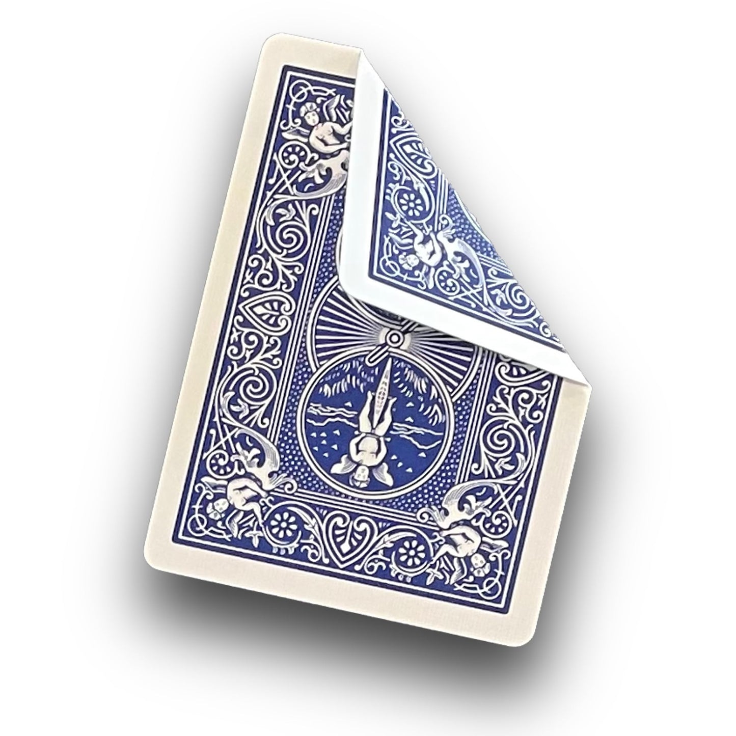 Hat Trick Magic Bicycle Rider Back Gaff Playing Card Decks (26 Red/Red 26 Blue/Blue)