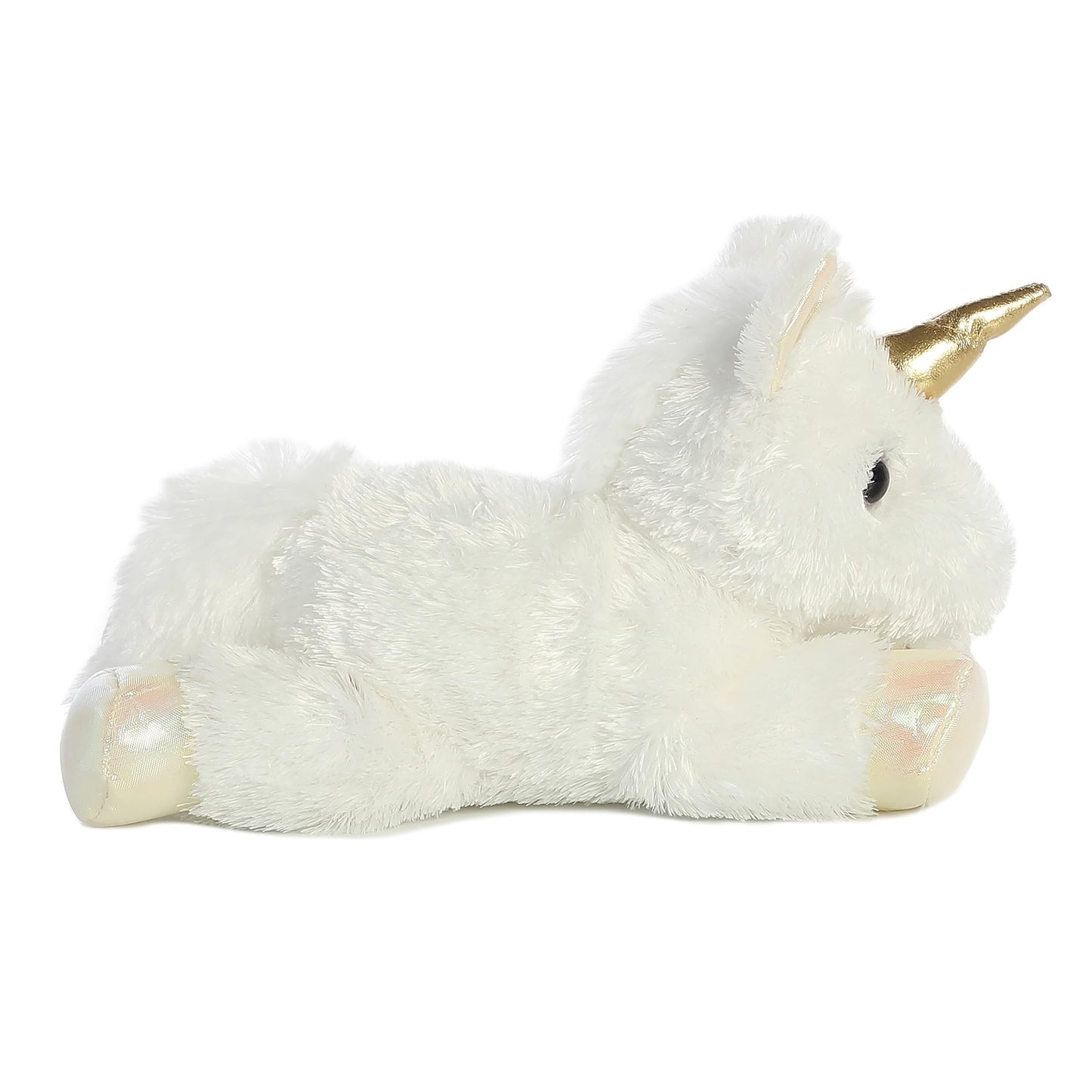 Aurora® Adorable Mini Flopsie™ Celestial™ Stuffed Animal - Playful Ease - Timeless Companions - White 8 Inches