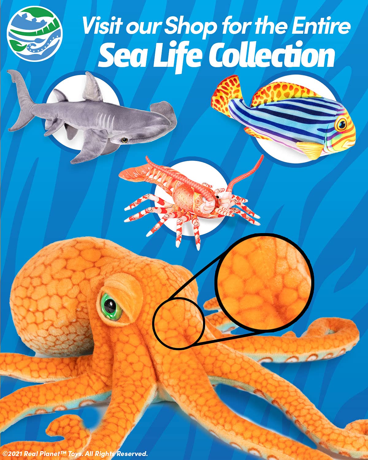 Real Planet Sea Life Plush - Soft Stuffed Animal Gift For Kids All Ages, Sea Ocean Fishing Plushie, Christmas Birthday Gifts (Auriga Butterfly Fish, 9.5') (11.5' Long)
