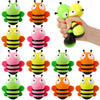 Meooeck 12 Pcs Bee Stress Relief Toy Stress Balls for mature-themed Mini Bee Party Favors Cute Squeeze Toys Fidget Animal Ball Fun for Birthday Party Office Birthday Christmas Stuffer Gift Prizes