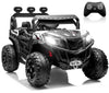 Anpabo 24V 4X4 Ride On Car Truck W/Remote Control, 4Wd/2Wd Switchable Kids Utv, 19inch Spacious Seat, 4 Shock Absorbers, Soft Start
