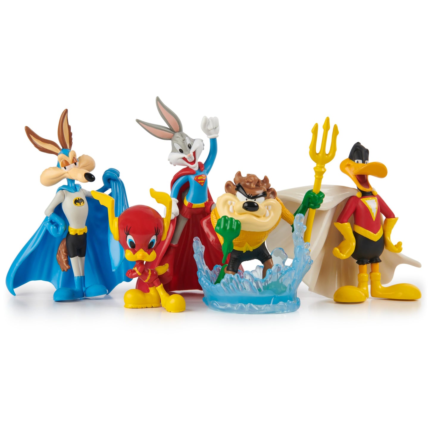 Dc Comics, Looney Tunes Mash-Up Pack, Limited Edition Wb 100 Yrs Anniversary, 5 Looney Tunes X Dc Figures, 4-Inch Superhero Kids Toys For Boys & Girls
