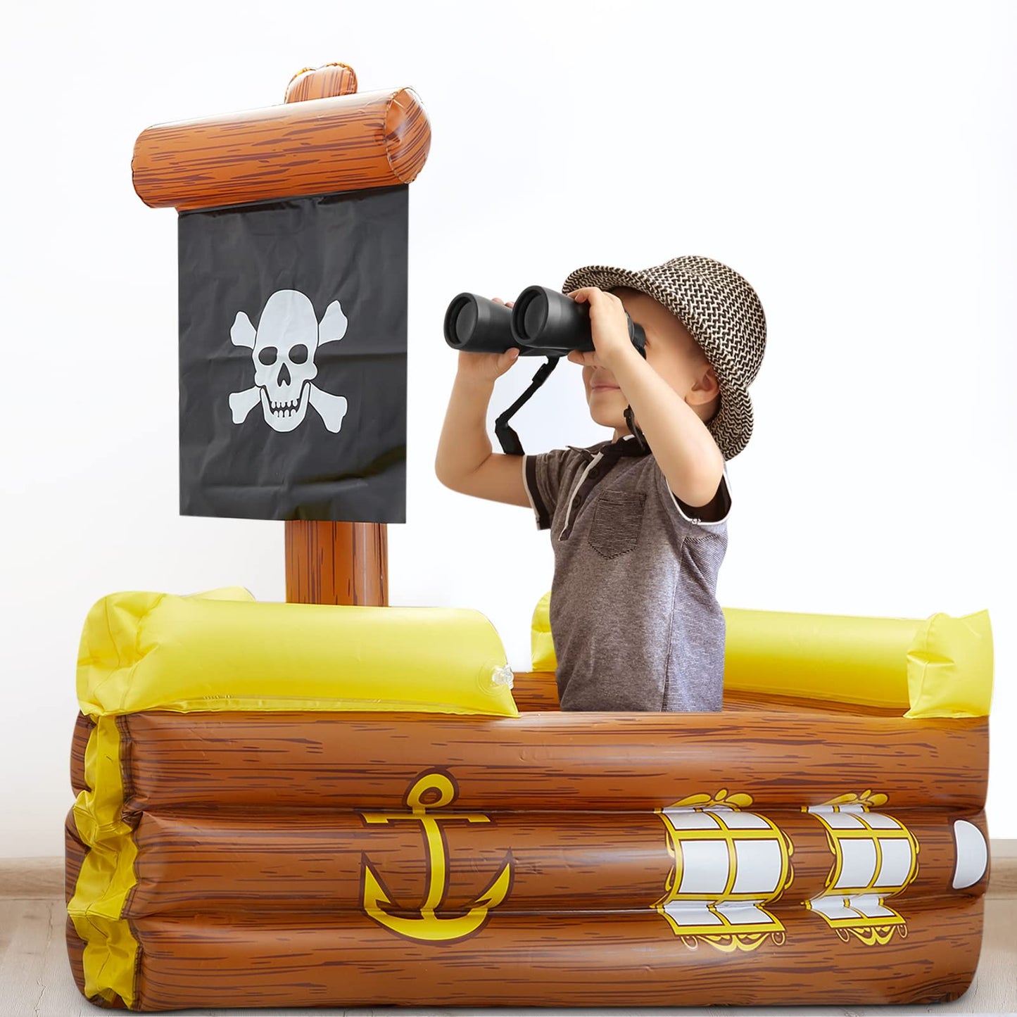 Inflatable Pirate Ship Cooler Halloween Inflatable Cooler For Halloween Birthday Party Decorations Pool Party Supplies Inflatabl