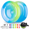 Yoyo K2 Crystal - Professional Responsive Yoyo For Kids Beginners, Dual Purpose Yo-Yo For Advanced + Extra Unresponsive Yo Yo Be