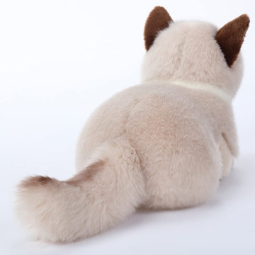 Adorable Stuffed Animals Cat -Handmade Plush Soft Cat -Present Gift For Boys/Girls (Sleeping Ragdoll Cat)